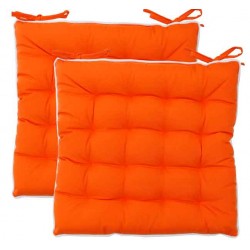 Orange seat pads 2-pack